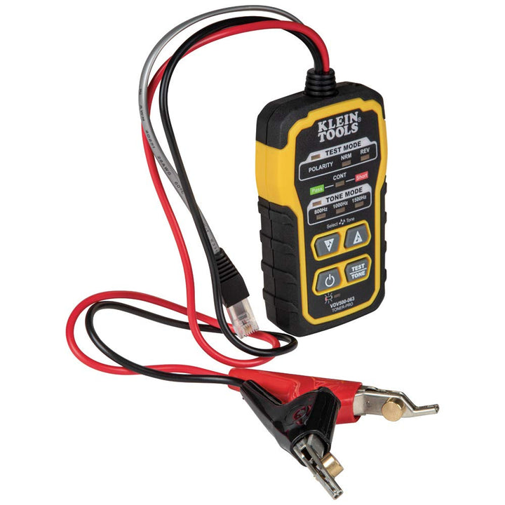 KLEIN TOOLS Tongenerator Leitungssucher, Toner-Pro, Telefon (RJ11 und RJ12), Daten (RJ45) Koax und w
