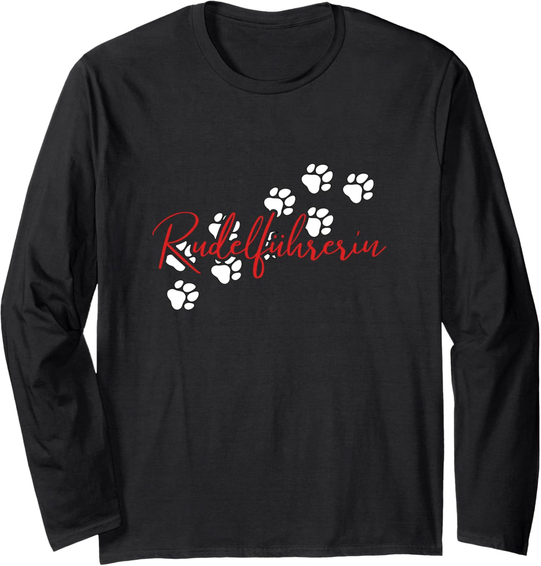 Anführerin des Hunde Rudels Pack Leader Rudelführerin Langarmshirt