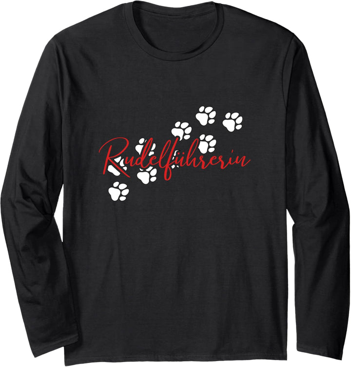 Anführerin des Hunde Rudels Pack Leader Rudelführerin Langarmshirt