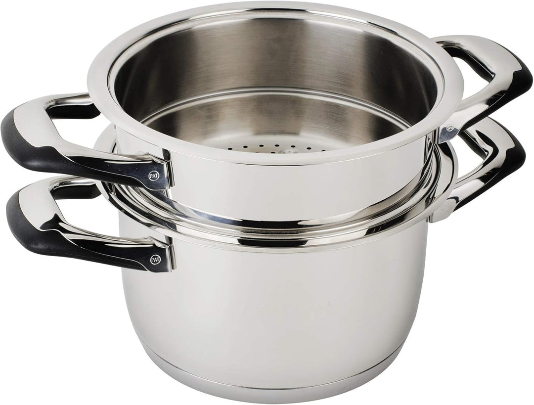 Warmcook Ecovitam 2030.20 Einsatz zum Dampfgaren, 20 cm, Edelstahl 18/10