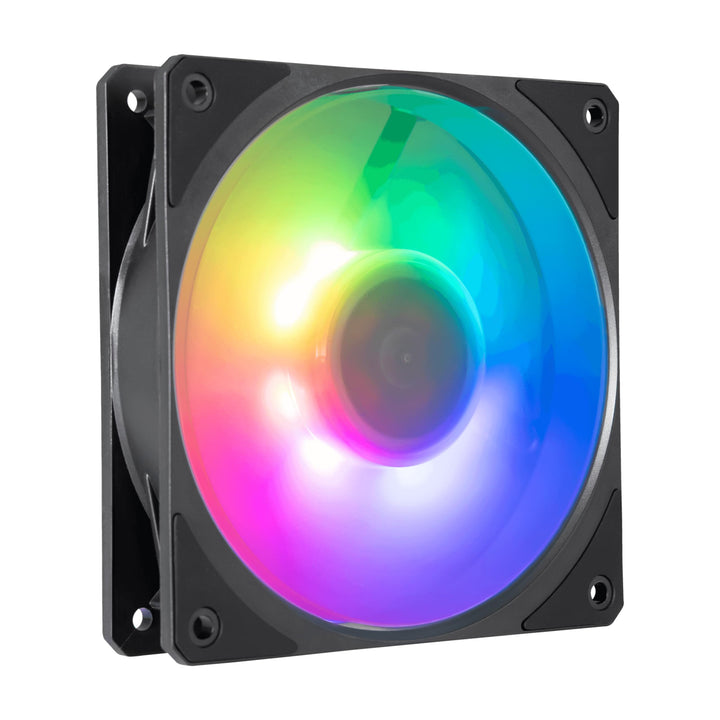 Cooler Master Mobius 120P ARGB Gehäuselüfter – 120mm ARGB-Lüfter mit Ring Blade Design (PWM), ultra-