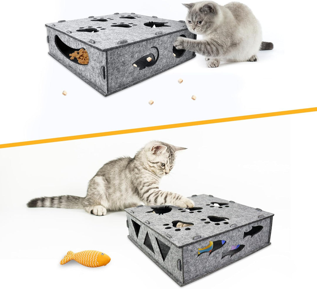 30 * 30 * 10CM Interaktives Katzenspielzeug Filz-Katzenspielzeug，Katzenspielzeug Interaktiv Katzen Z
