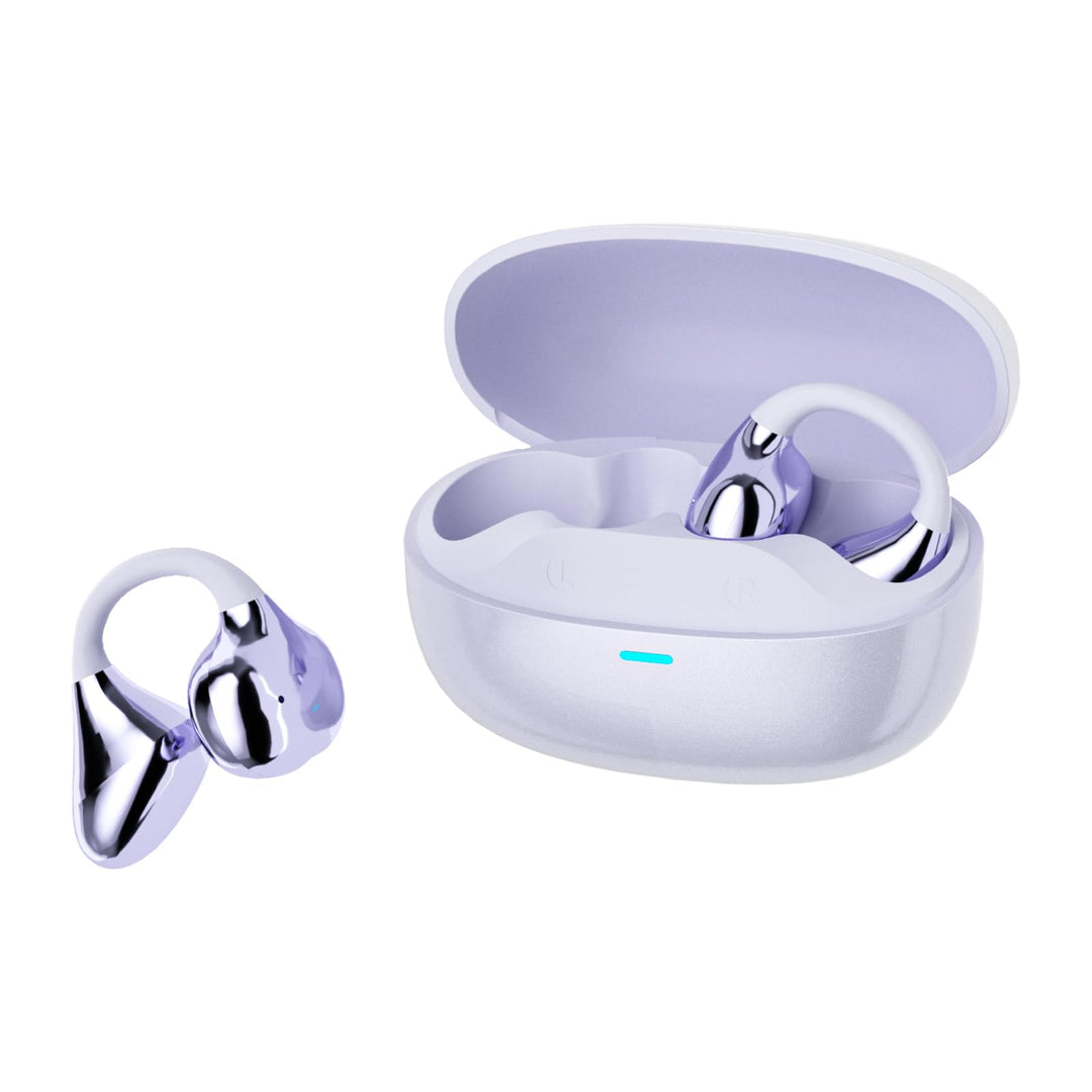 Open-Ear-Kopfhörer I5, Kabellose Bluetooth 6.0 Clip-On-Ohrhörer mit ENC, IPX5 wasserdicht, 36 Std. L