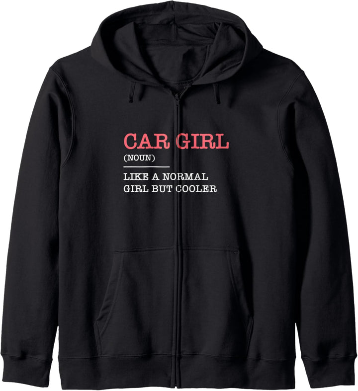 Car Girl Rennfahrer Kart Geschenk Auto Tuning Kapuzenjacke