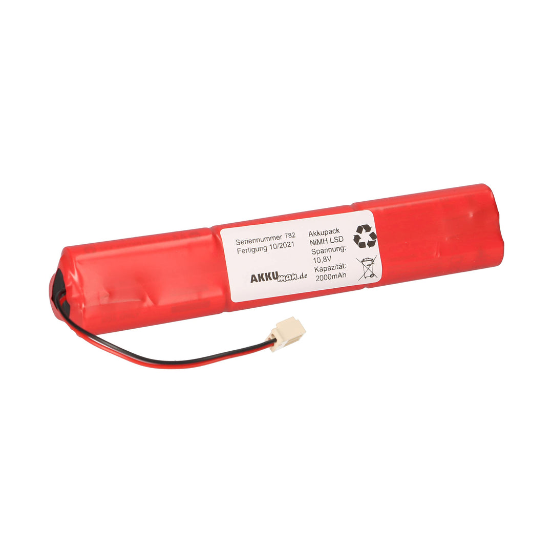 Ersatzakku kompatibel Velux Solarfenster Dachfenster & Rollladen 10,8V 2000mAh Low self Discharge Ni