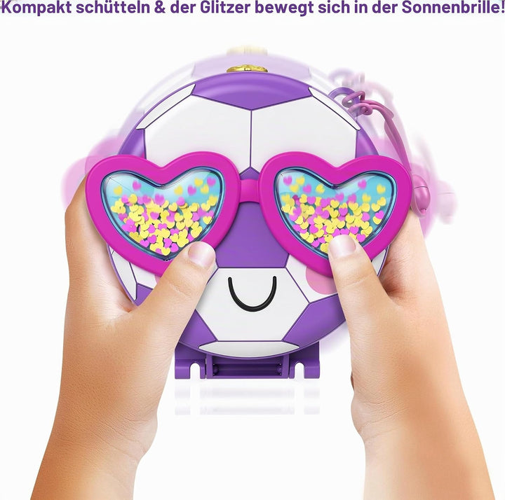 Polly Pocket HCG14 - Fussballmannschaft, Sportthema mit Micro Bella &amp; Freundespuppen, 5 Überraschung