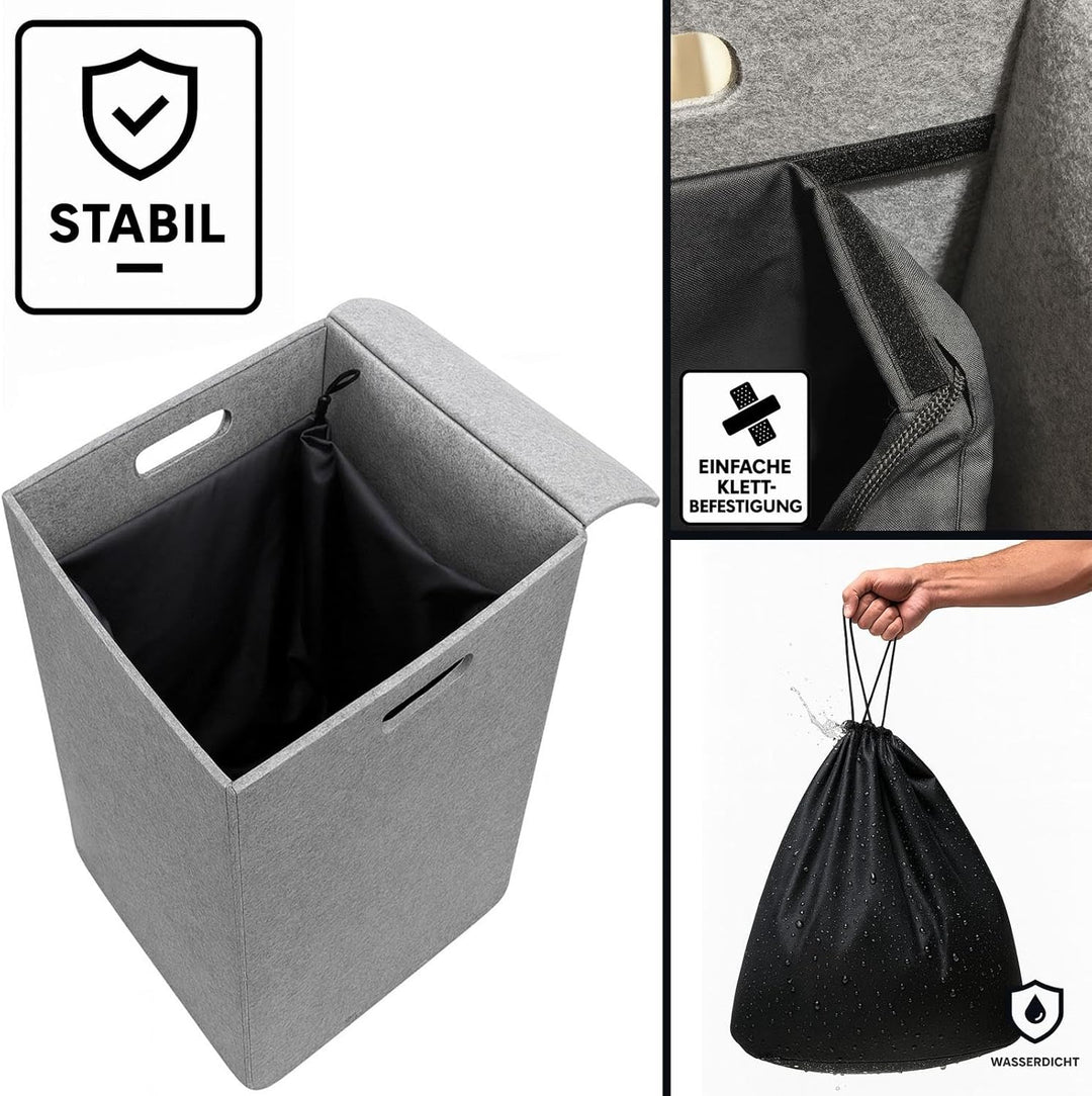SILUK Pfandflaschen Aufbewahrung 110L – Stabiler - Pfandflaschen Aufbewahrung, Flaschensammler mit D