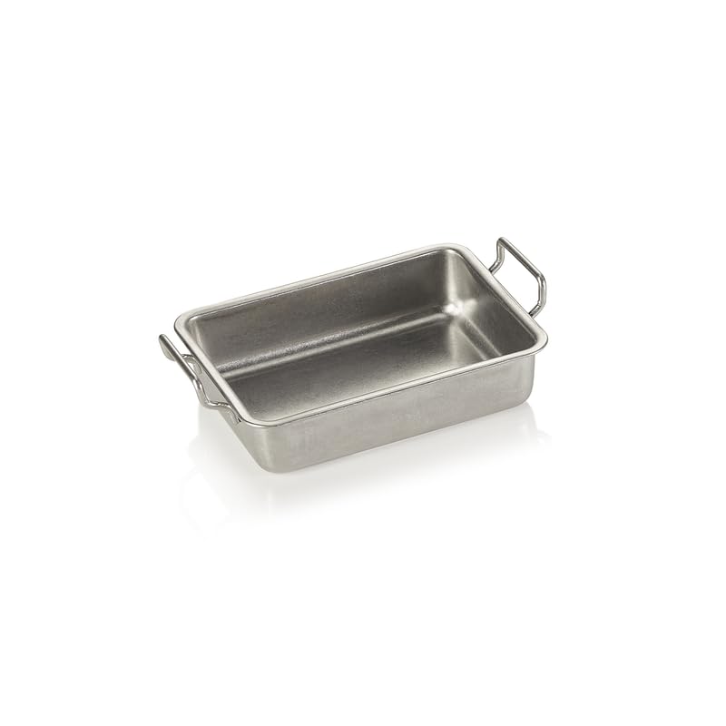 Mini Servierbräter STEEL & STYLE HERITAGE, 18 x 11,5 x 4,5 cm, 410 ml, Chromnickelstahl 18/8