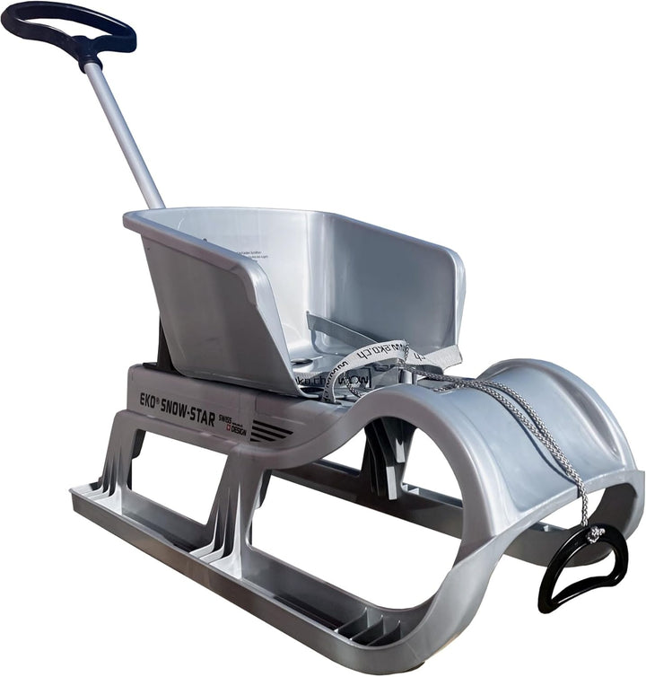 EKO Schlittensitz Jenny, 33x38x24 Silber