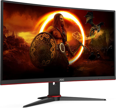 AOC Gaming C27G2ZE - 27 Zoll FHD Curved Monitor, 240 Hz, 0.5ms, FreeSync Premium (1920x1080, HDMI, D