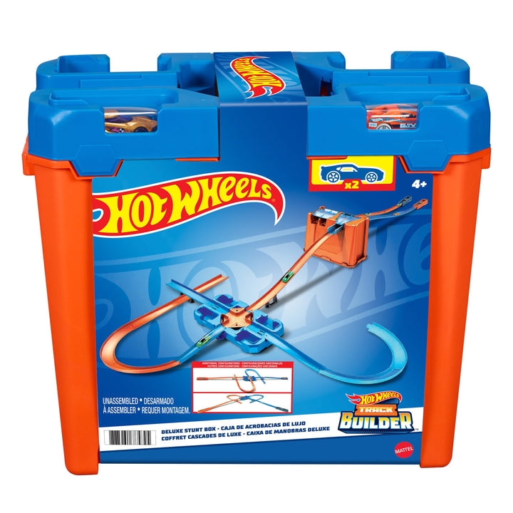 Hot Wheels GGP93 - Track Builder Stunt Box, Spielzeug Autorennbahn, Kinderspielzeug-Geschenkset für