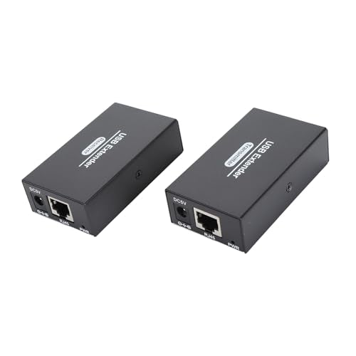 USB 2.0 Extender Bis zu 120 M über Cat5e/6/7, 4 USB 2.0 Ports, USB Over Ethernet Extender RJ45, für,