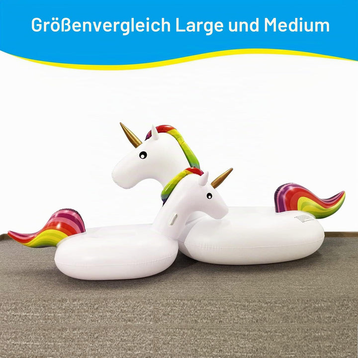 Dracarys Riesiges Aufblasbares Einhorn - Schwimmendes Schwimmbecken - Wasseraufblasbares Spielzeug -