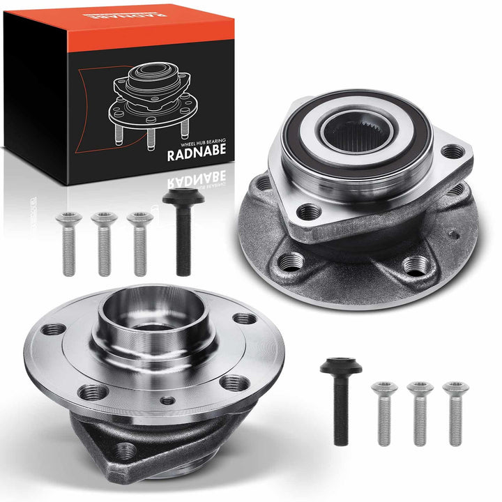 Frankberg 2x Radnabe Radlagersatz Vorne Hinten Links Rechts Kompatibel mit A3 8P1 2003-2012 A3 Sport