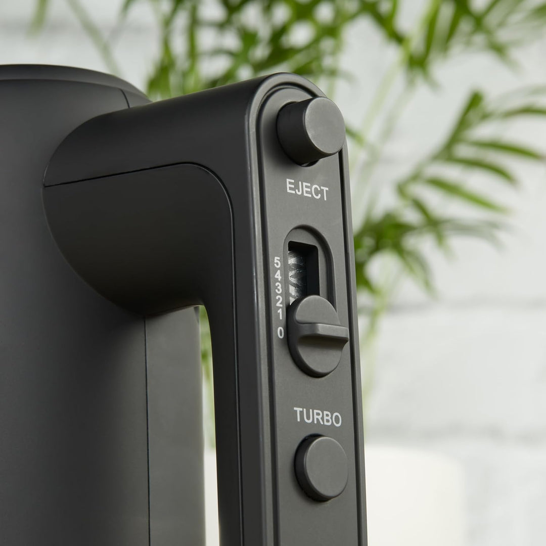 Petra PT5613BMBLKVDE Handmixer Handrührer - Elektrischer Küchenmixer zum Kneten/Schlagen, Schneebese