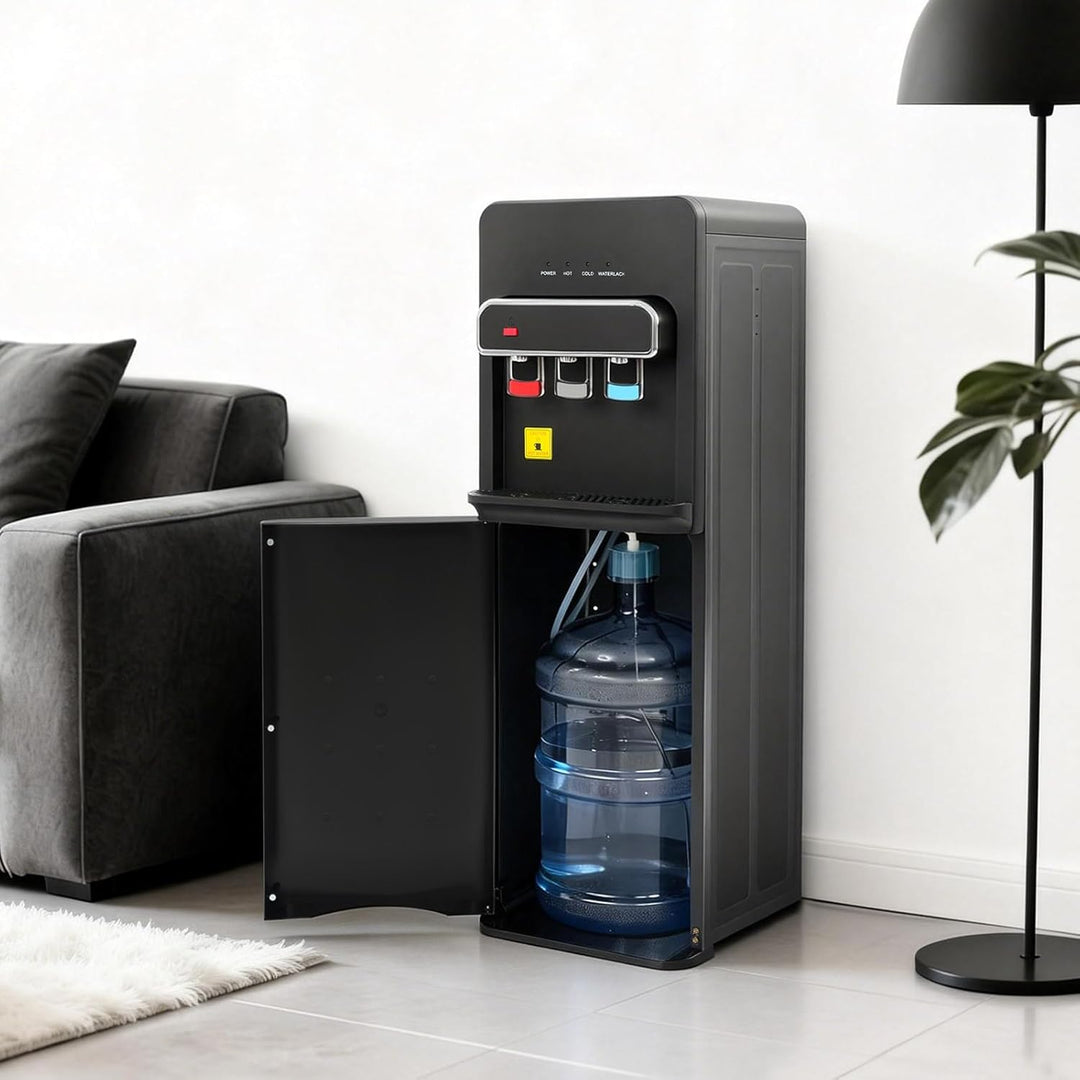 550W Bodenstehender Wasserspender mit Bodenbeladung, Kalt Heiss Doppelfunktion Elektrisch Heisswasse