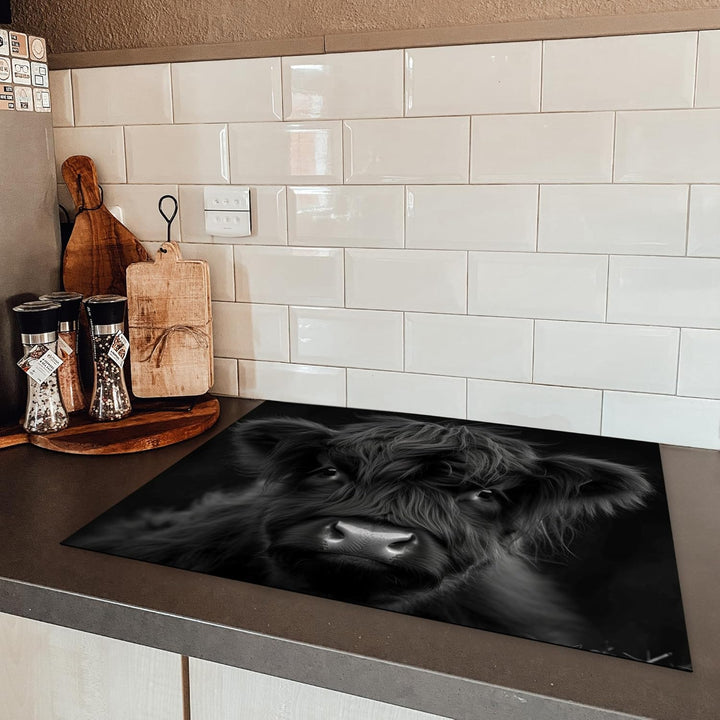 Herdabdeckplatte 70x52 cm Einteilig Induktionsmatte Küche Abdeckung Ceranfeld Herd Abdeckplatte Deko