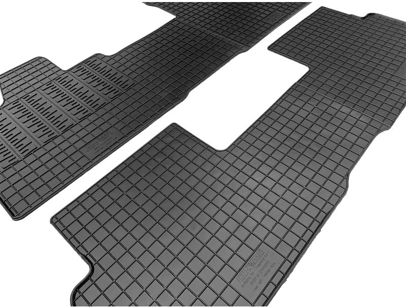 AUTO-STYLE Satz Gummimatten kompatibel mit BMW i3 (L01) 2013- (4-teilig + Montagesystem)