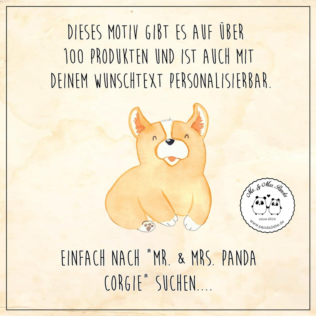 Mr. & Mrs. Panda Motiv WC Sitz Corgie - Geschenk, Klobrille, Haustier, Hundespruch, Klodeckel, briti