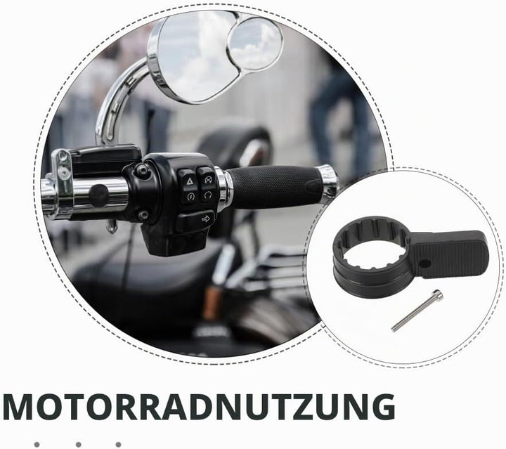 MAGICLULU Verstellbarer Daumengasgriff Adapter aus Verschleissfestem Kunststoff mit Montagematerial