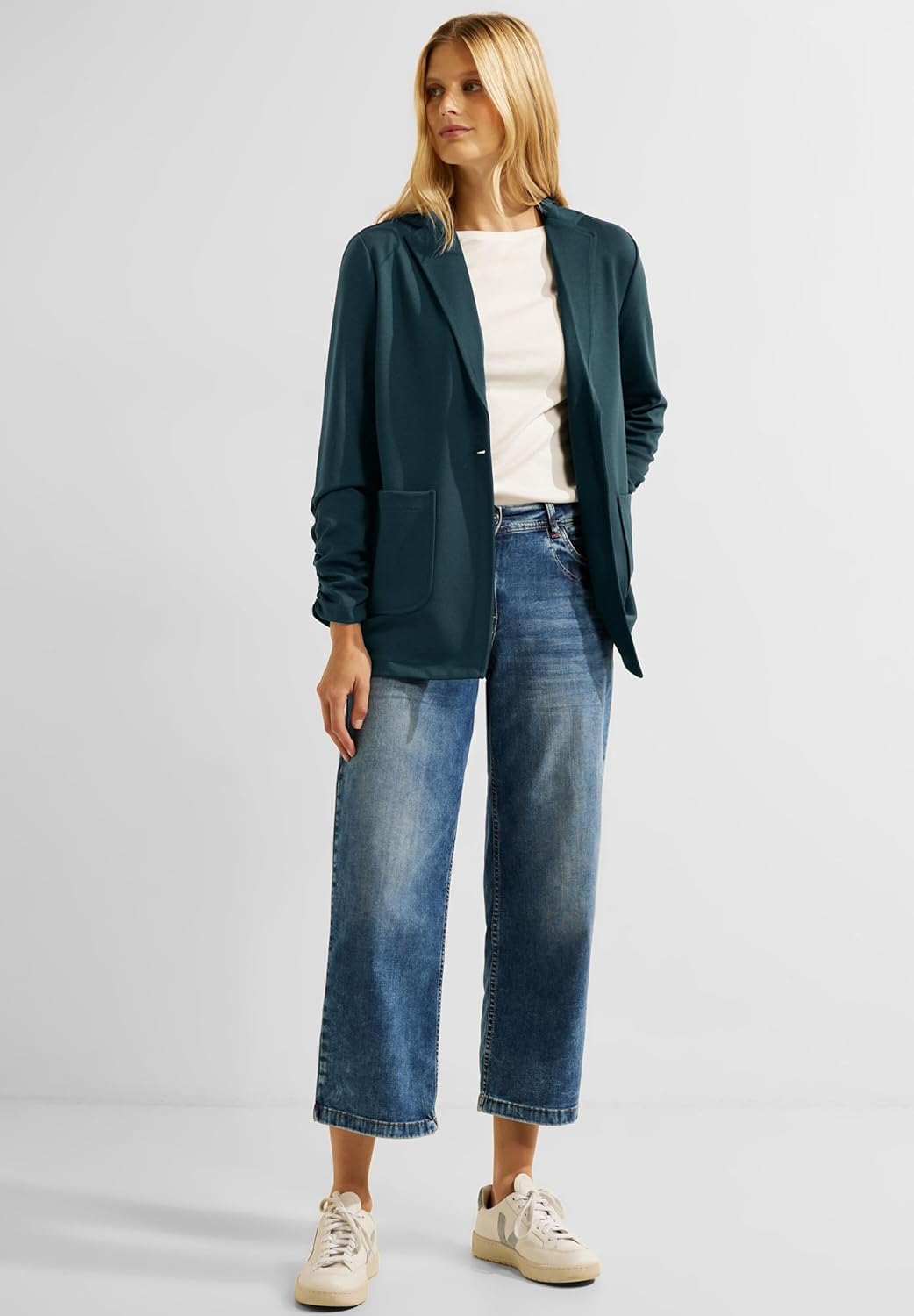 Cecil Damen Oversize Blazer S Deep Lake Green, S Deep Lake Green