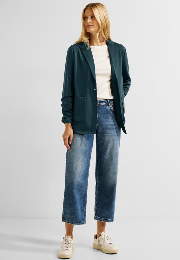 Cecil Damen Oversize Blazer S Deep Lake Green, S Deep Lake Green