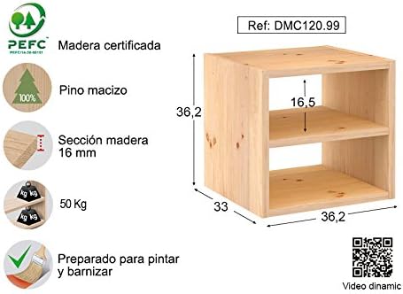 ASTIGARRAGA KIT LINE DMC12099 Modulares Regal, 1 Eimer + Zwischenboden Serie Dinamic Tiefe 33 cm Kie