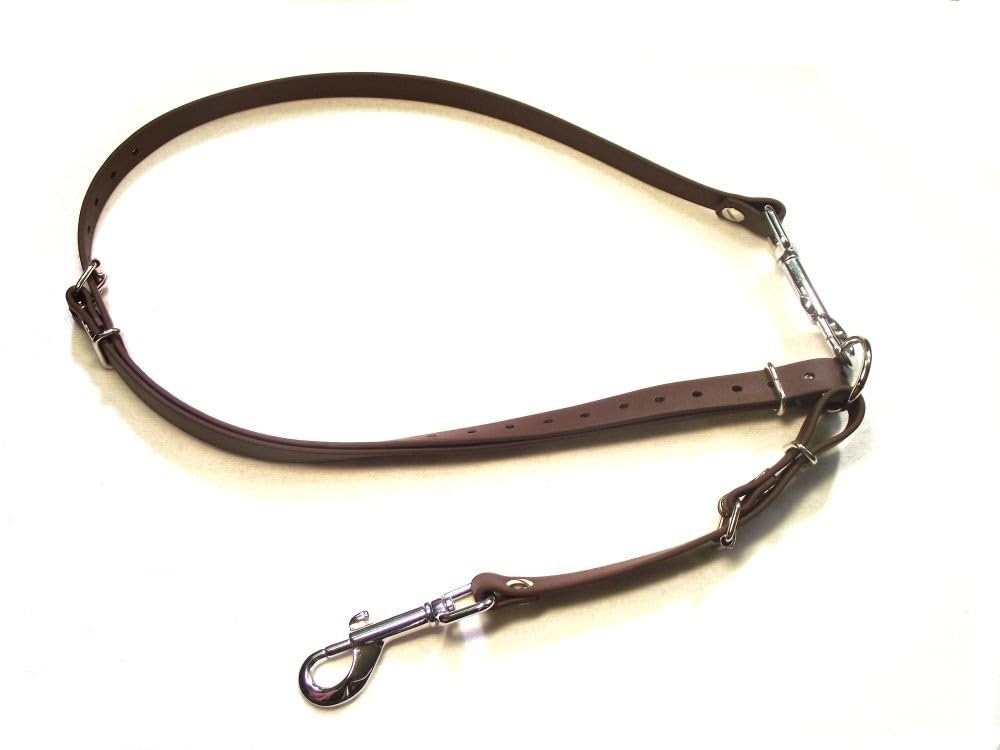 MJH Böttcher o. Jagd Geschirr Beta BioThane 16mm breit versch. Farben (braun), braun