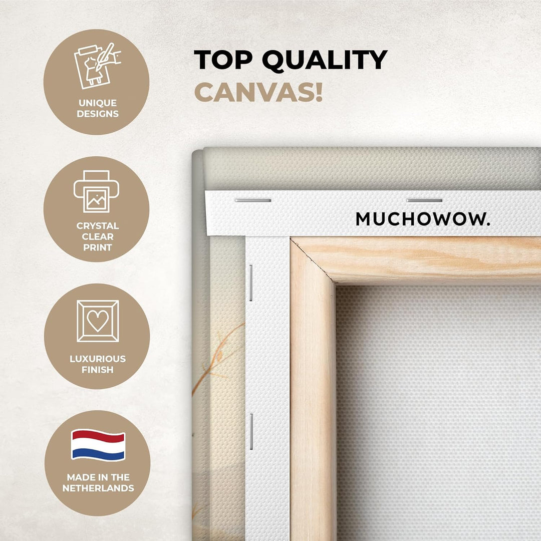 MuchoWow© Leinwandbild Gross 120x80 cm XXL Dekoration Wohnzimmer Bilder Aufhängen Wall Decoration Li