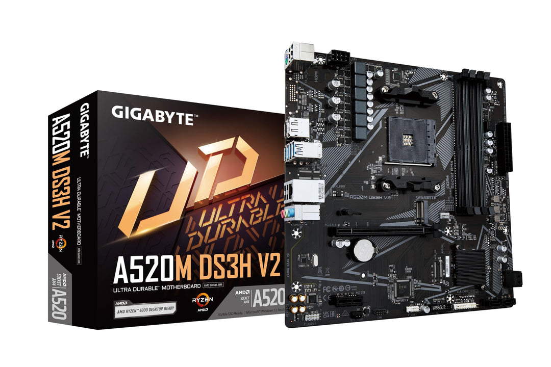 Gigabyte A520M DS3H V2 AM4/DDR4/HDMI-DP/µATX