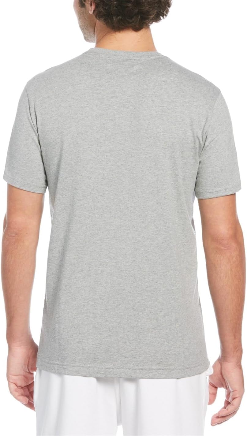 Original Pengun Herren Small Embroidered Logo T-Shirt L Rain Heather, 080, L Rain Heather, 080