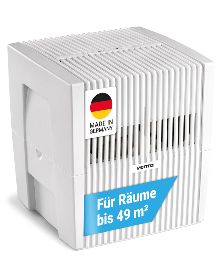 Venta Luftbefeuchter LW25 Classic Original, sehr leise 21 dB(A), energieeffizient 2 Watt, hygienisch