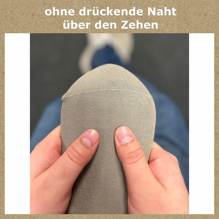 GAWILO Socken aus 100% Baumwolle (10 Paar) | Ohne drückende Naht, mit venenfreundlichem Komfortbund