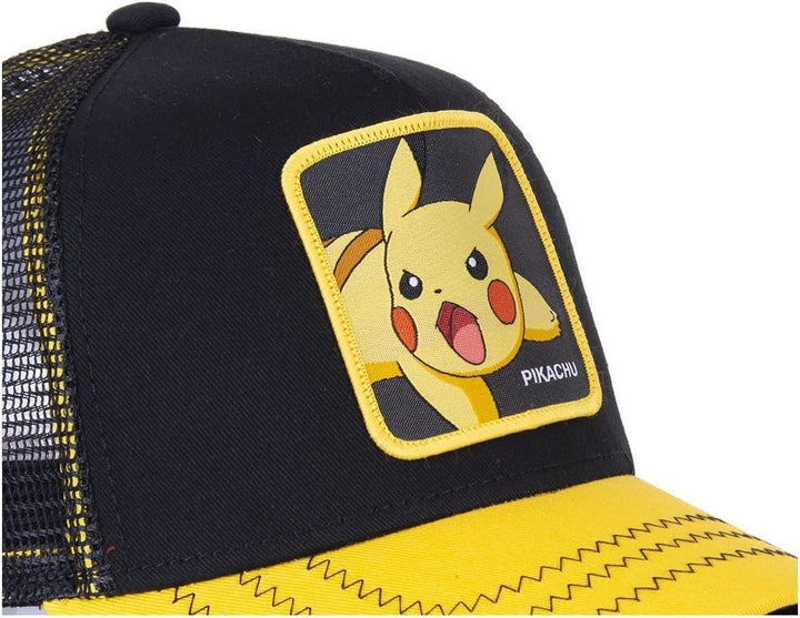 Capslab Unisex-Adult CL-PKM2-3-PIK6 Cap, Beret, Black, One Size