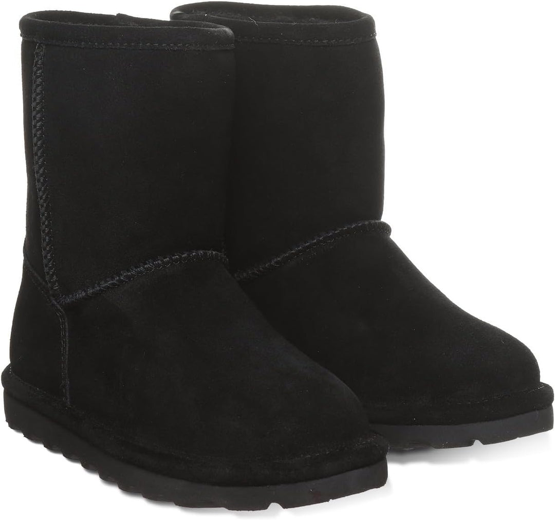 BEARPAW Mädchen Elle Youth Halblange Stiefel, 30 EU Black Ii