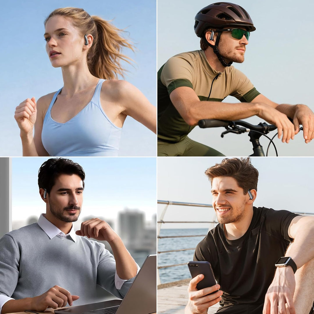 Kopfhörer Kabellos Bluetooth 6.0 in Ear Kopfhörer Sport 32Std 3D-Stereo Tiefer Bass Earpods mit Vers