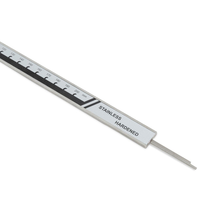 WIKISTORE TASCHEN Caliper 200 mm with 4 Functions, Analogue Brake Caliper with 50 mm Jaws, Steel Sad