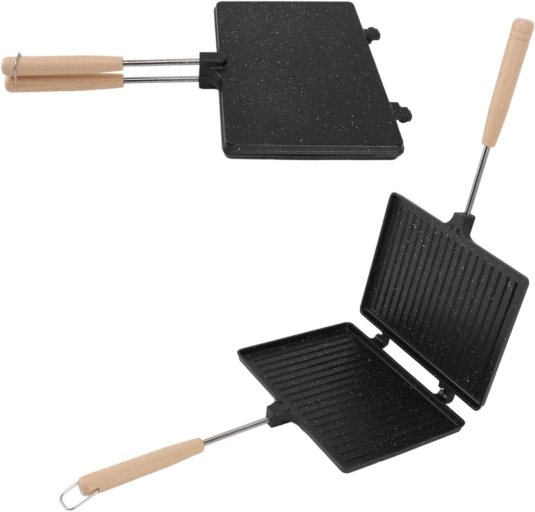 Doppelseitige Bratpfanne, Sandwich-Maker, Grillkäse-Maker, Antihaftbeschichtete Flip-Pfanne, Sandwic