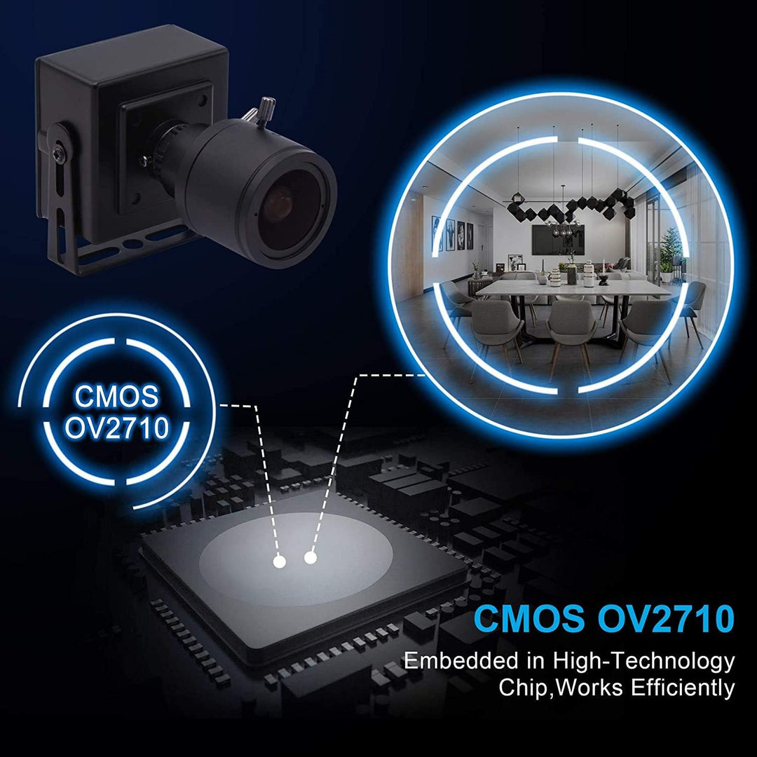 ELP 1080P Optical Zoom Webcam 2,8-12mm Vario Objektiv USB Kamera Full fps Full HD 1080p Webkamera mi