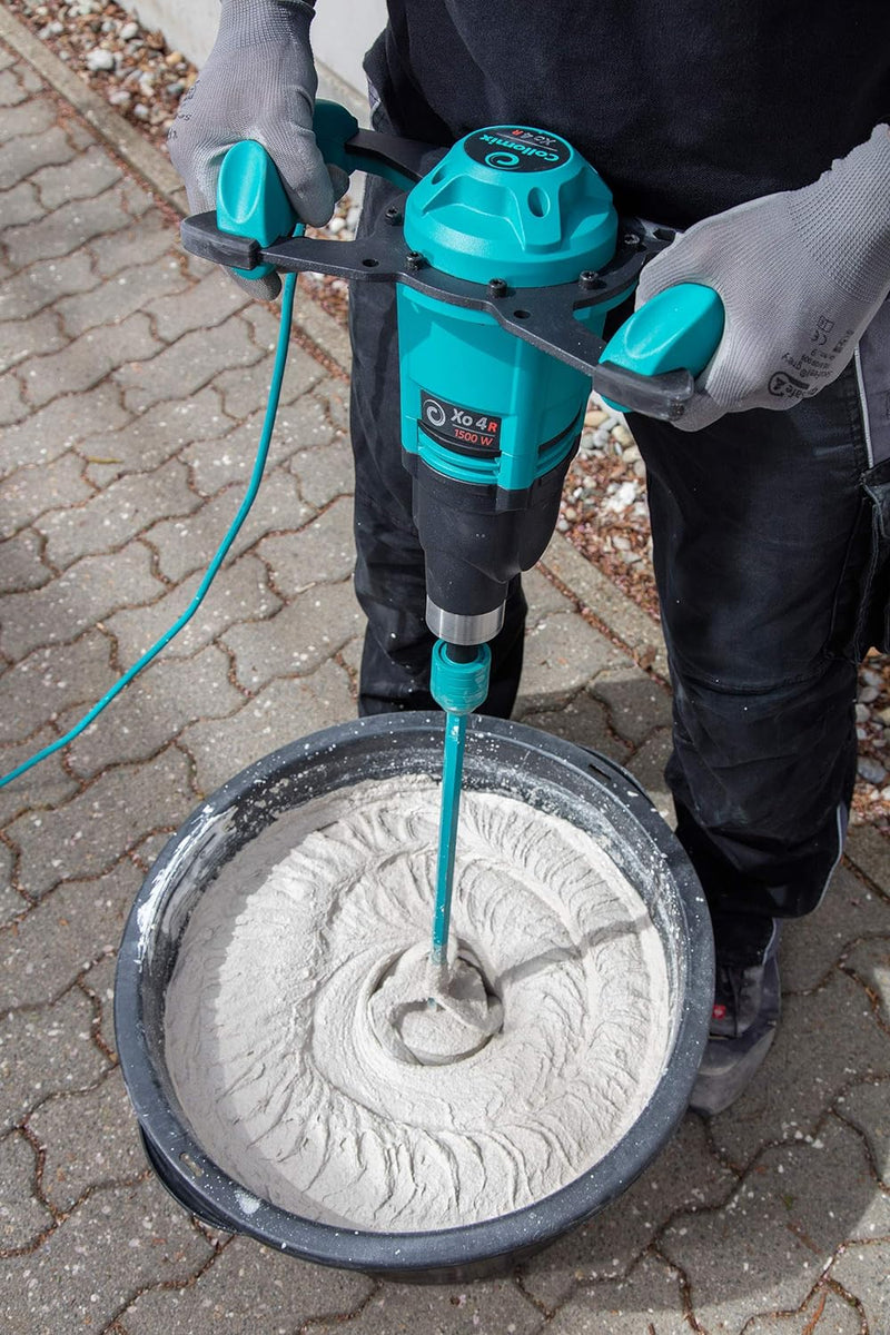 Collomix-Handrührwerk Xo4R HF+WK140 HF, 1500W, 6,2kg, Hexafix Anschluss, Rührer