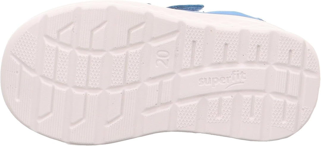 Superfit Baby-Mädchen Breeze Lauflernschuh, Hellblau Pink 8400