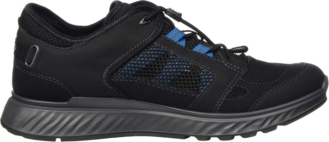 ECCO Herren EXOSTRIDE M LOW GTX Outdoor Schuhe 40 EU Black Olympian Blue, 40 EU Black Olympian Blue