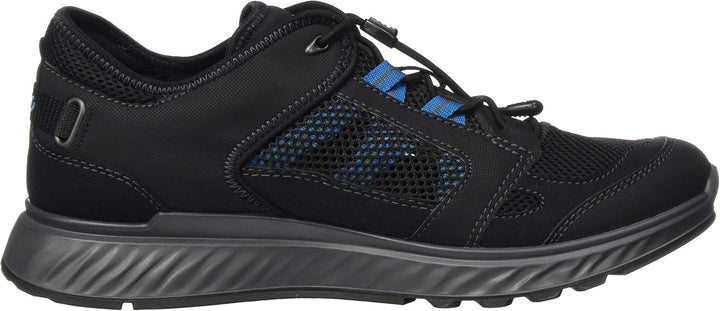 ECCO Herren EXOSTRIDE M LOW GTX Outdoor Schuhe 40 EU Black Olympian Blue, 40 EU Black Olympian Blue