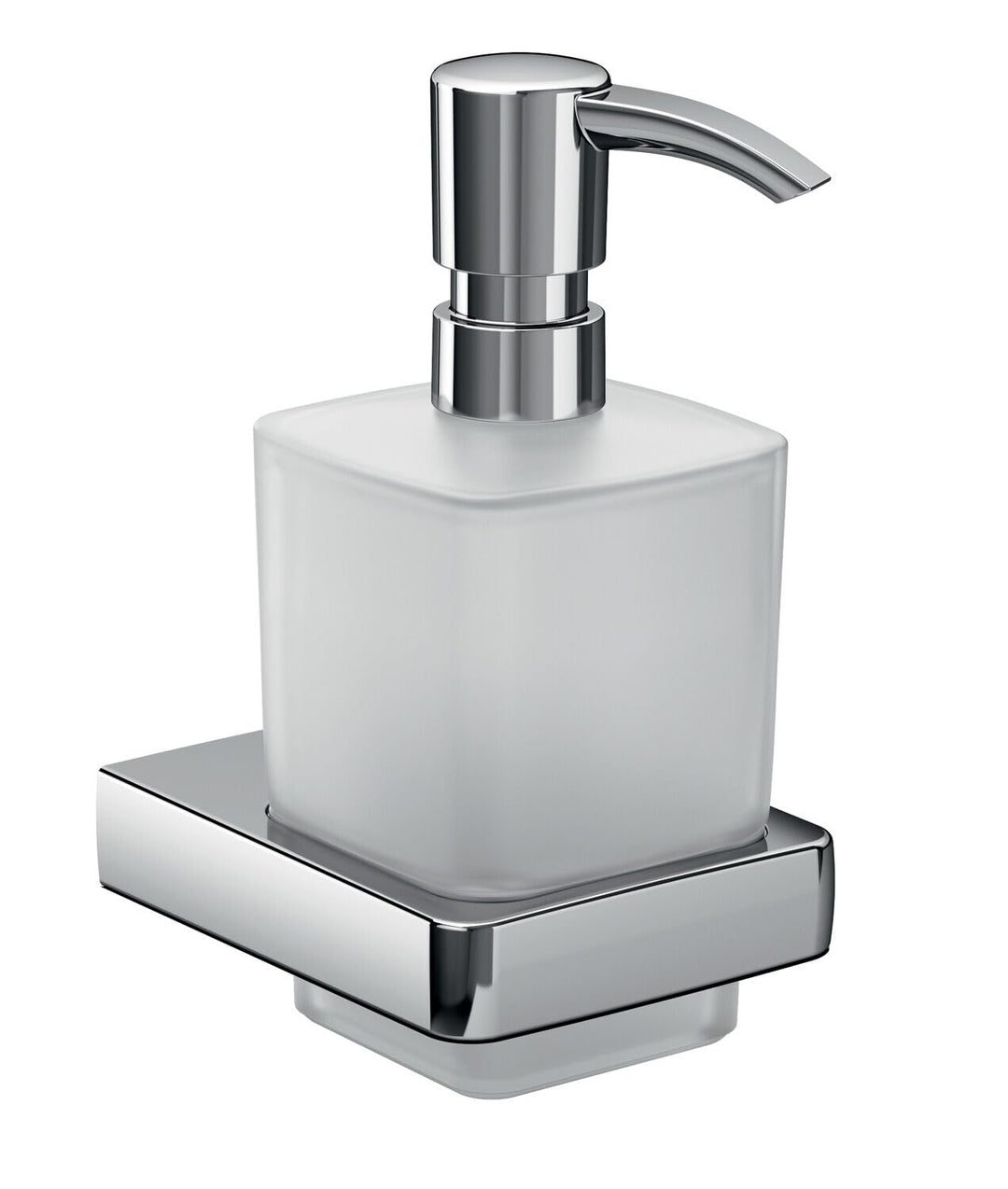 EMCO Trend Seifenspender für Flüssigseifen, Glas satiniert, Inhalt 155ml, Badaccessoires, Wandmontag