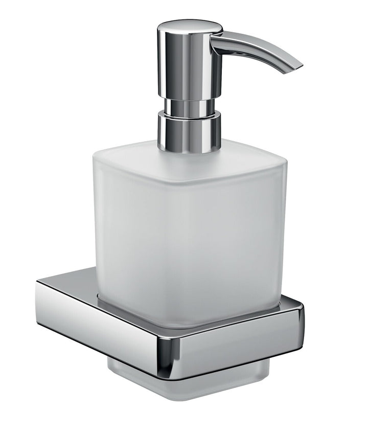EMCO Trend Seifenspender für Flüssigseifen, Glas satiniert, Inhalt 155ml, Badaccessoires, Wandmontag