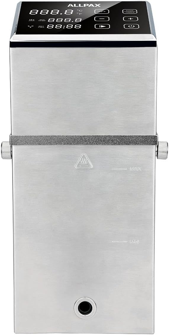 Allpax Sous Vide Garer SV 70 - Profi Gerät aus Edelstahl - zum Einhängen in Wasserbäder bis 70 l - L