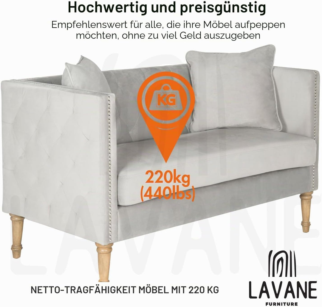 LA VANE 4 Stück Möbelfüsse aus Massivholz - 20cm Höhe, Unlackiert, Spindelform mit M8 Bolzen & Monta