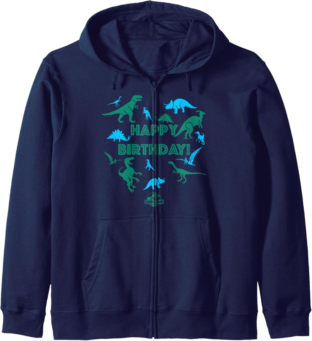 Jurassic World Happy Birthday Dinosaur Silhouettes Kapuzenjacke
