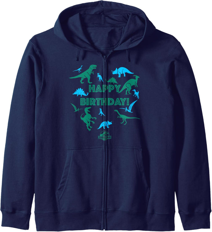 Jurassic World Happy Birthday Dinosaur Silhouettes Kapuzenjacke