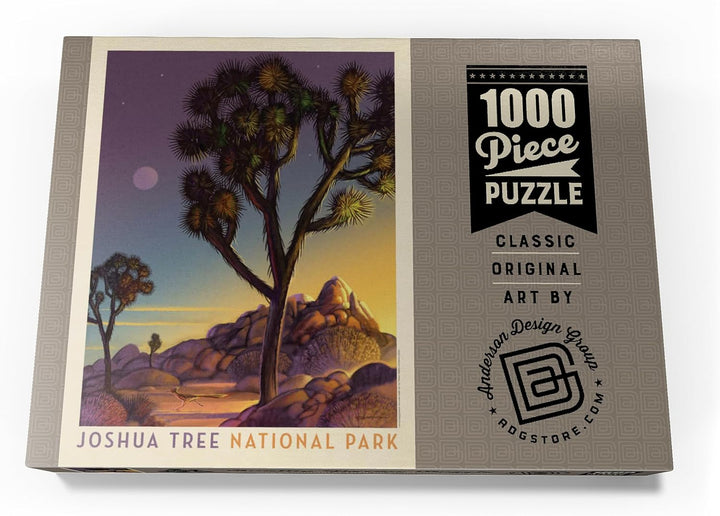 Joshua Tree National Park: Into The Evening, Vintage Poster - Premium 1000 Teile Puzzle - MyPuzzle S